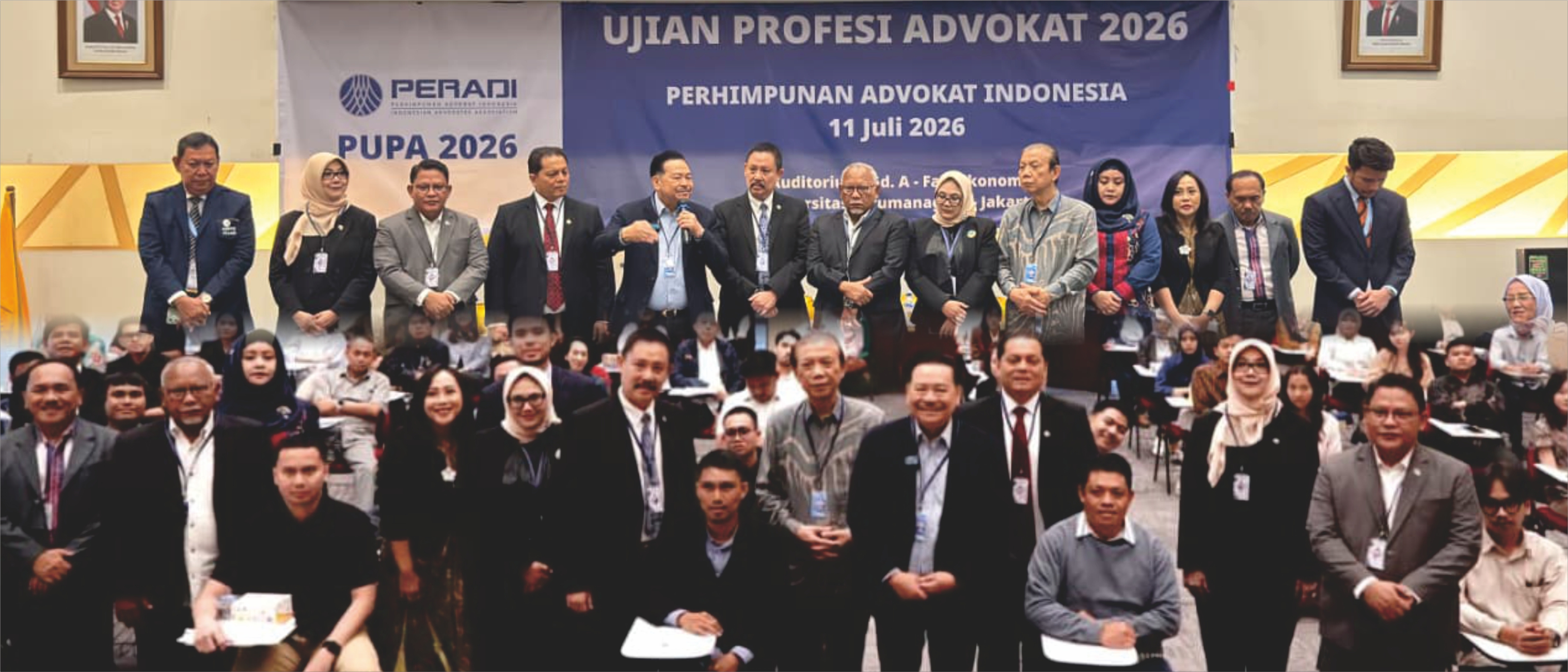 Pelaksanaan Ujian Profesi Advokat serentak di seluruh Indonesia, 11 Juli 2026